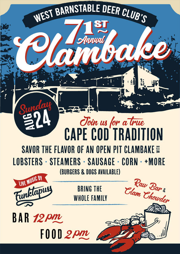 Traditional Cape Cod Clambake